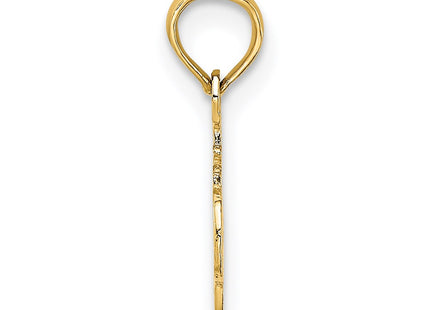 14K gold charm, alternate view