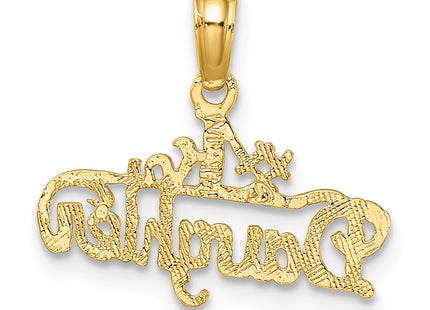 14K gold charm, further view