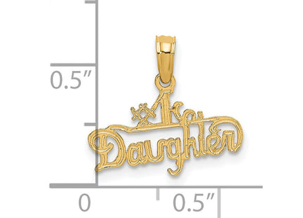 14K gold charm, another view