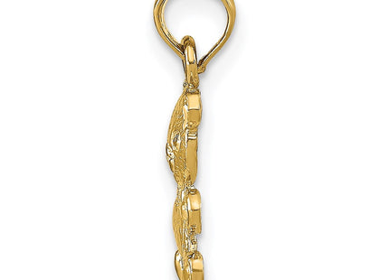 14K Teddy Bear Pendant (Style D4002)