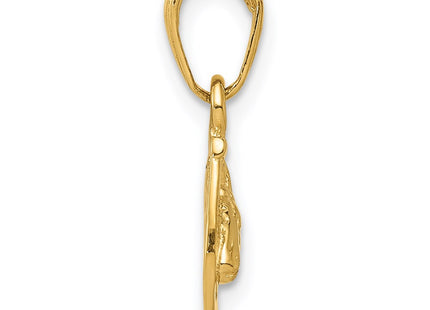 14k Yellow Gold Pendants Style D4048 - Classique Jewelry Inc.