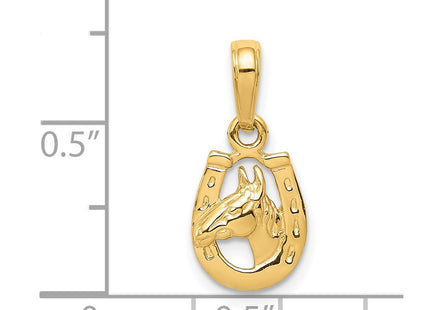 14k Yellow Gold Pendants Style D4048 - Classique Jewelry Inc.