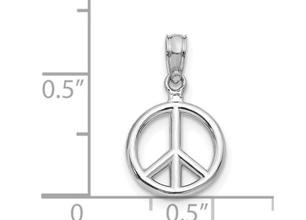 14k White Gold Pendants Style D4053W - Classique Jewelry Inc.