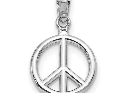 14k White Gold Pendants Style D4053W - Classique Jewelry Inc.