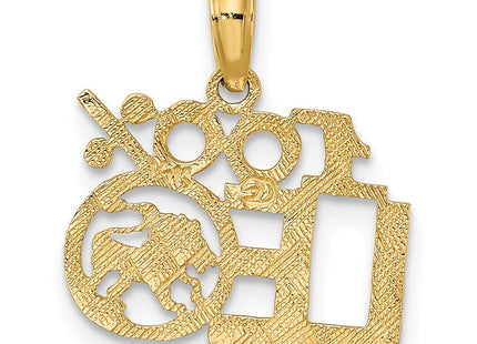 14k Yellow Gold Jewelry Style D4058 - Classique Jewelry Inc.