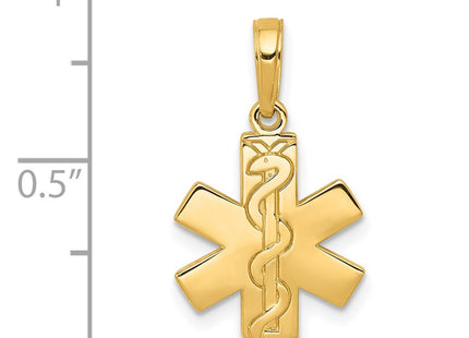 14k Yellow Gold Pendants Style D4072 - Classique Jewelry Inc.