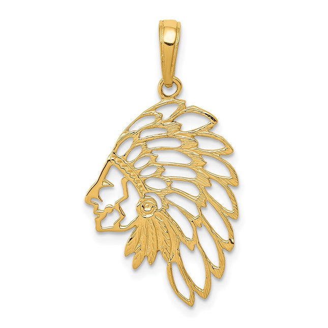 14k Yellow Gold Pendants Style D4081 - Classique Jewelry Inc.