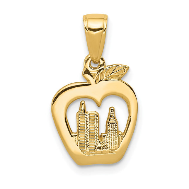 14k Yellow Gold Pendants Style D4083 - Classique Jewelry Inc.