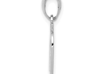 14k White Gold Pendants Style D4083W - Classique Jewelry Inc.