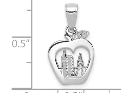 14k White Gold Pendants Style D4083W - Classique Jewelry Inc.