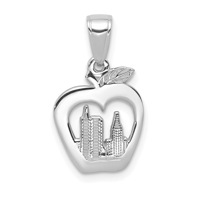 14k White Gold Pendants Style D4083W - Classique Jewelry Inc.