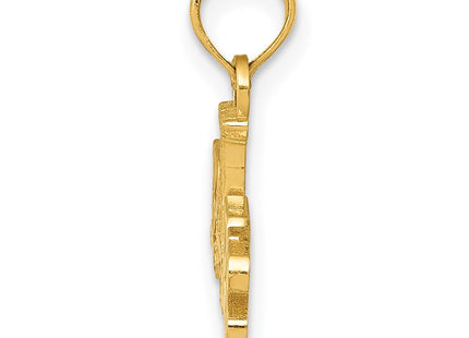 14k Yellow Gold Pendants Style D4087 - Classique Jewelry Inc.