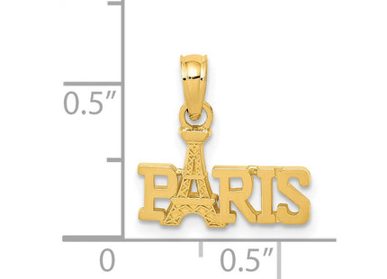 14k Yellow Gold Pendants Style D4087 - Classique Jewelry Inc.