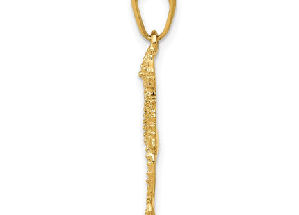 14K Seahorse Pendant (Style D4105)