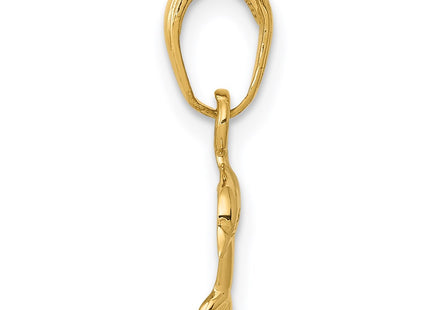 14k Yellow Gold Pendants Style D4121 - Classique Jewelry Inc.