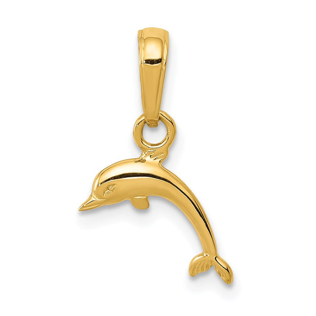 14k Yellow Gold Pendants Style D4121 - Classique Jewelry Inc.