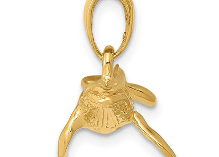 14k Yellow Gold Pendants Style D4133 - Classique Jewelry Inc.