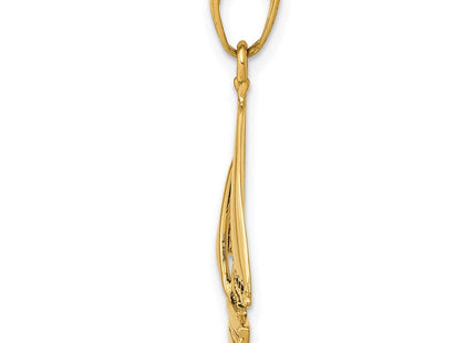 14K Sailboat Pendant (Style D4155)