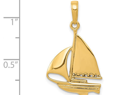14k Yellow Gold Pendants Style D4155 - Classique Jewelry Inc.