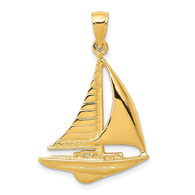 14k Yellow Gold Pendants Style D4156 - Classique Jewelry Inc.