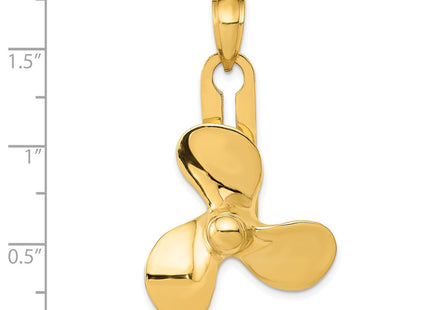 14k Yellow Gold Pendants Style D4161 - Classique Jewelry Inc.
