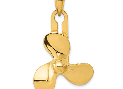 14k Yellow Gold Pendants Style D4161 - Classique Jewelry Inc.