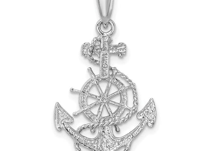 14k White Gold Pendants Style D4163W - Classique Jewelry Inc.