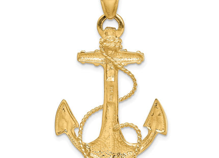 14k Yellow Gold Pendants Style D4165 - Classique Jewelry Inc.