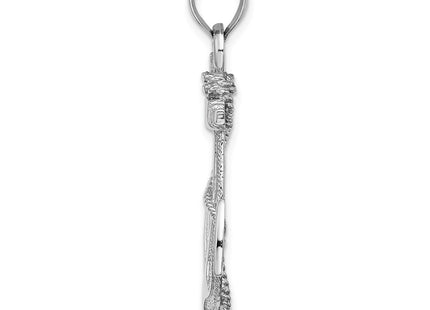 14k White Gold Pendants Style D4165W - Classique Jewelry Inc.