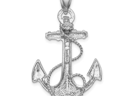 14k White Gold Pendants Style D4165W - Classique Jewelry Inc.