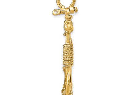 14k Yellow Gold Pendants Style D4166 - Classique Jewelry Inc.