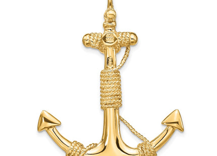 14k Yellow Gold Pendants Style D4166 - Classique Jewelry Inc.