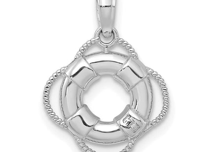 14k White Gold Pendants Style D4170W - Classique Jewelry Inc.