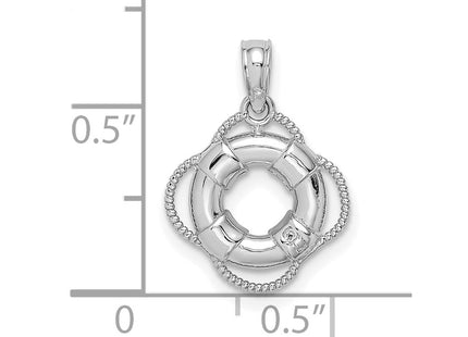 14k White Gold Pendants Style D4170W - Classique Jewelry Inc.