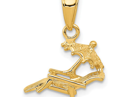 14k Yellow Gold Pendants Style D4171 - Classique Jewelry Inc.