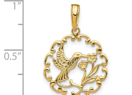 14k Yellow Gold Pendants Style D4195 - Classique Jewelry Inc.