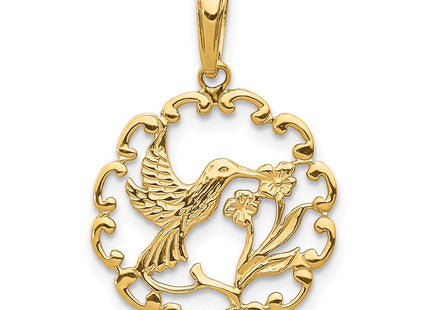 14k Yellow Gold Pendants Style D4195 - Classique Jewelry Inc.