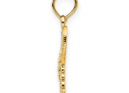 14k Yellow Gold Pendants Style D4207 - Classique Jewelry Inc.