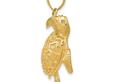 14K gold pendant, alternate view