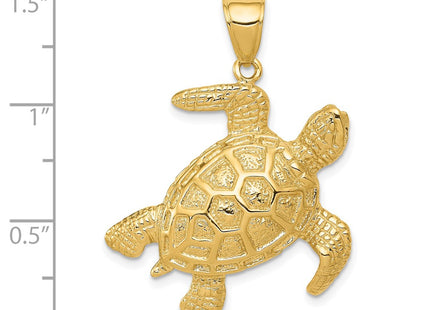 14K gold pendant, another view