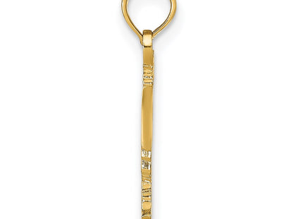 14k Yellow Gold Pendants Style D4222 - Classique Jewelry Inc.