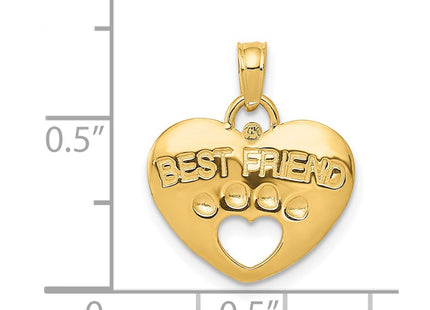 14k Yellow Gold Pendants Style D4229 - Classique Jewelry Inc.