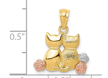 14k Two-tone Pendants Style D4236 - Classique Jewelry Inc.