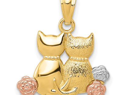 14k Two-tone Pendants Style D4236 - Classique Jewelry Inc.