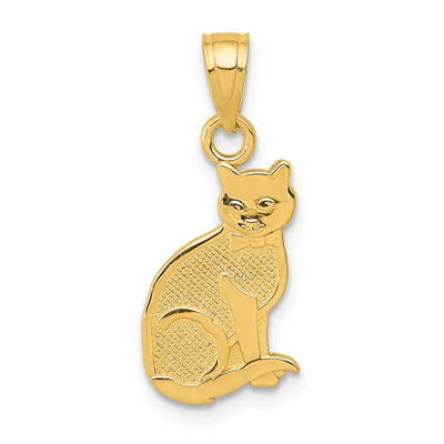 14K gold heart pendant