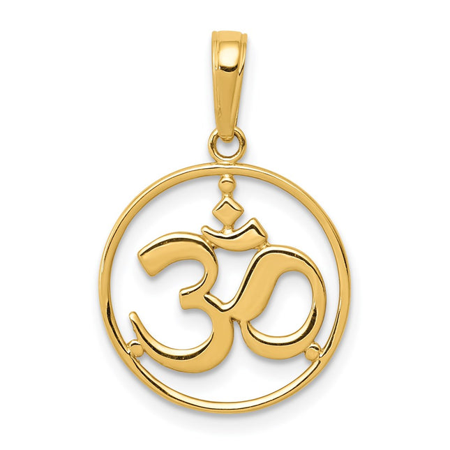 14k Yellow Gold Pendants Style D4264 - Classique Jewelry Inc.