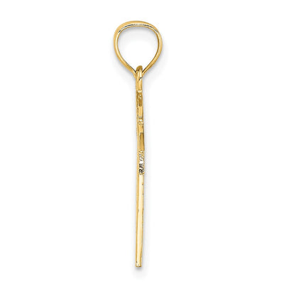 14K SWIMMER In Frame Charm