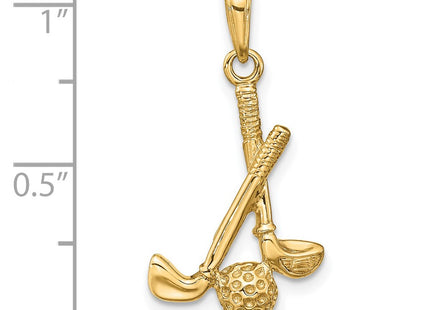 14k Yellow Gold Pendants Style D4281 - Classique Jewelry Inc.