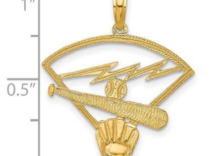 14k Yellow Gold Pendants Style D4289 - Classique Jewelry Inc.