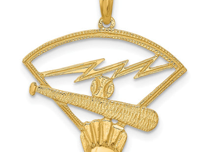 14k Yellow Gold Pendants Style D4289 - Classique Jewelry Inc.